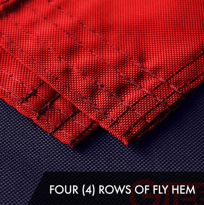 G128 Betsy Ross 1776 Tea-Stained Flag | 3x5 Ft | ToughWeave Pro Series Embroidered 420D Polyester | Historical Flag, Embroidered Design, Indoor/Outdoor, Brass Grommets, High Quality