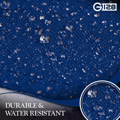 G128 South Carolina State Flag | 1x1.5 Ft | StormFlyer Series Embroidered 220GSM Spun Polyester | Embroidered Design, Indoor/Outdoor, Brass Grommets, Heavy Duty, All Weather