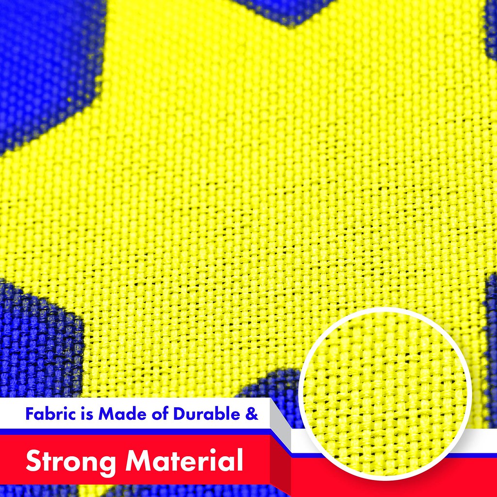 G128 Slovenia Slovene Flag | 3x5 Ft | Printed 150D Polyester - Indoor/Outdoor, Vibrant Colors, Brass Grommets, Quality Polyester, Much Thicker More Durable Than 100D 75D Polyester
