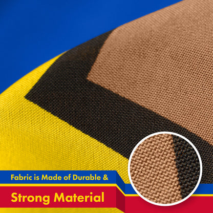 G128 Moldova Moldovan Flag | 3x5 Ft | Printed 150D Polyester - Indoor/Outdoor, Vibrant Colors, Brass Grommets, Quality Polyester, Much Thicker More Durable Than 100D 75D Polyester