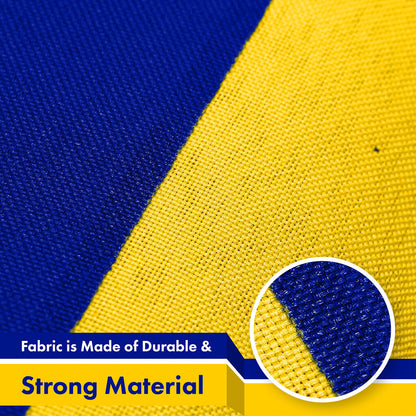 G128 Bosnia and Herzegovina Bosnian Herzegovinian Flag | 3x5 Ft | Printed 150D Polyester - Indoor/Outdoor, Vibrant Colors, Brass Grommets, Quality Polyester, Much Thicker More Durable Than 100D 75D Polyester