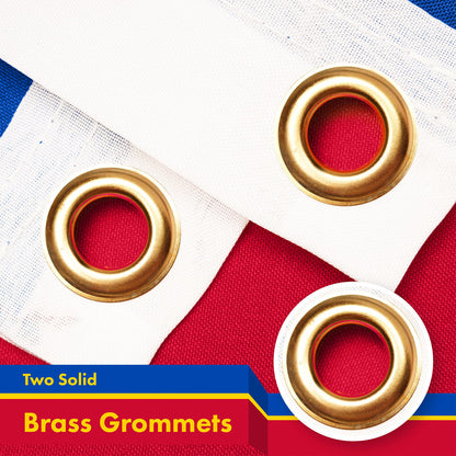 G128 Moldova Moldovan Flag | 3x5 Ft | Printed 150D Polyester - Indoor/Outdoor, Vibrant Colors, Brass Grommets, Quality Polyester, Much Thicker More Durable Than 100D 75D Polyester