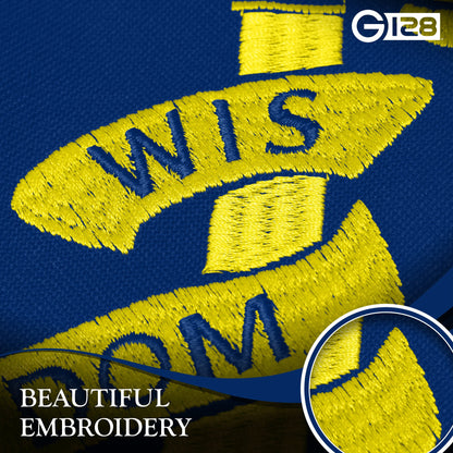 G128 Georgia State Flag | 2x3 Ft | StormFlyer Series Embroidered 220GSM Spun Polyester | Embroidered Design, Indoor/Outdoor, Brass Grommets, Heavy Duty, All Weather