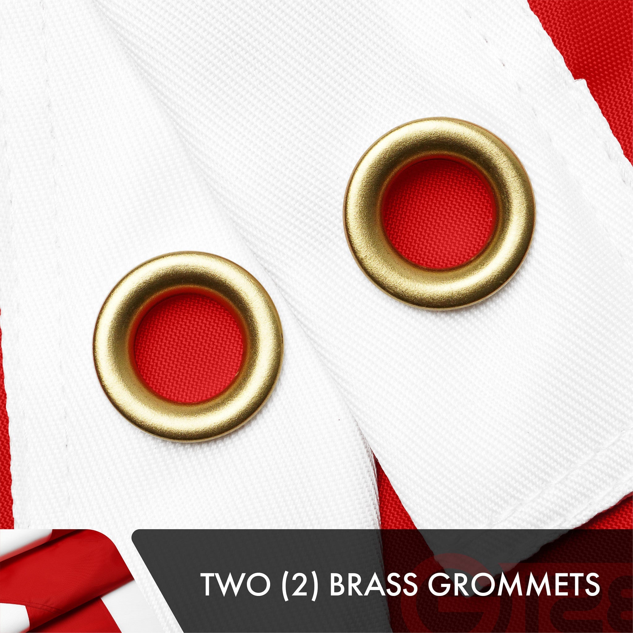 Alabama State Flag | 3x5 Ft | Double ToughWeave Series Double Sided Embroidered 210D Polyester | Embroidered Design, Indoor/Outdoor, Brass Grommets, Heavy Duty, 3-ply