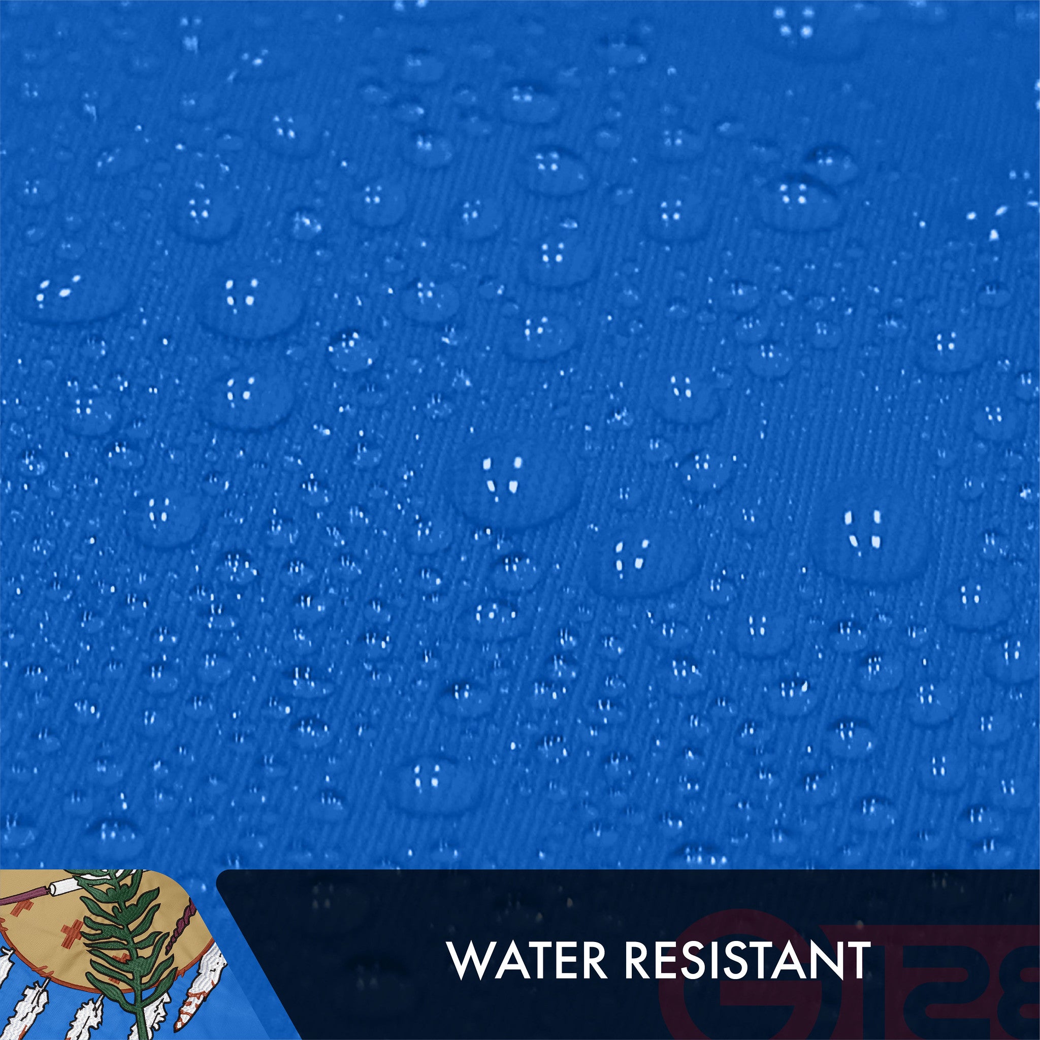 G128 Oklahoma State Flag | 3x5 Ft | Double ToughWeave Series Double Sided Embroidered 210D Polyester | Embroidered Design, Indoor/Outdoor, Brass Grommets, Heavy Duty, 2-ply