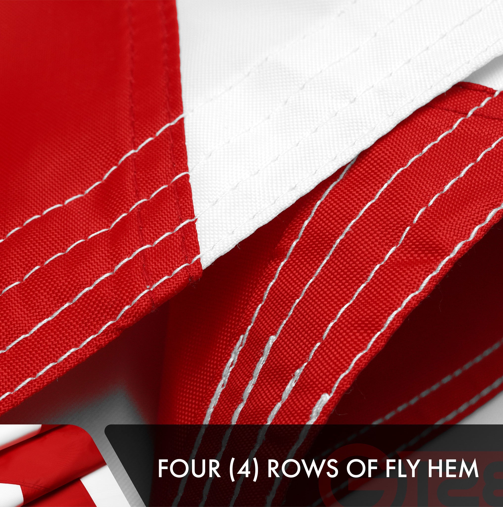 Alabama State Flag | 3x5 Ft | Double ToughWeave Series Double Sided Embroidered 210D Polyester | Embroidered Design, Indoor/Outdoor, Brass Grommets, Heavy Duty, 3-ply