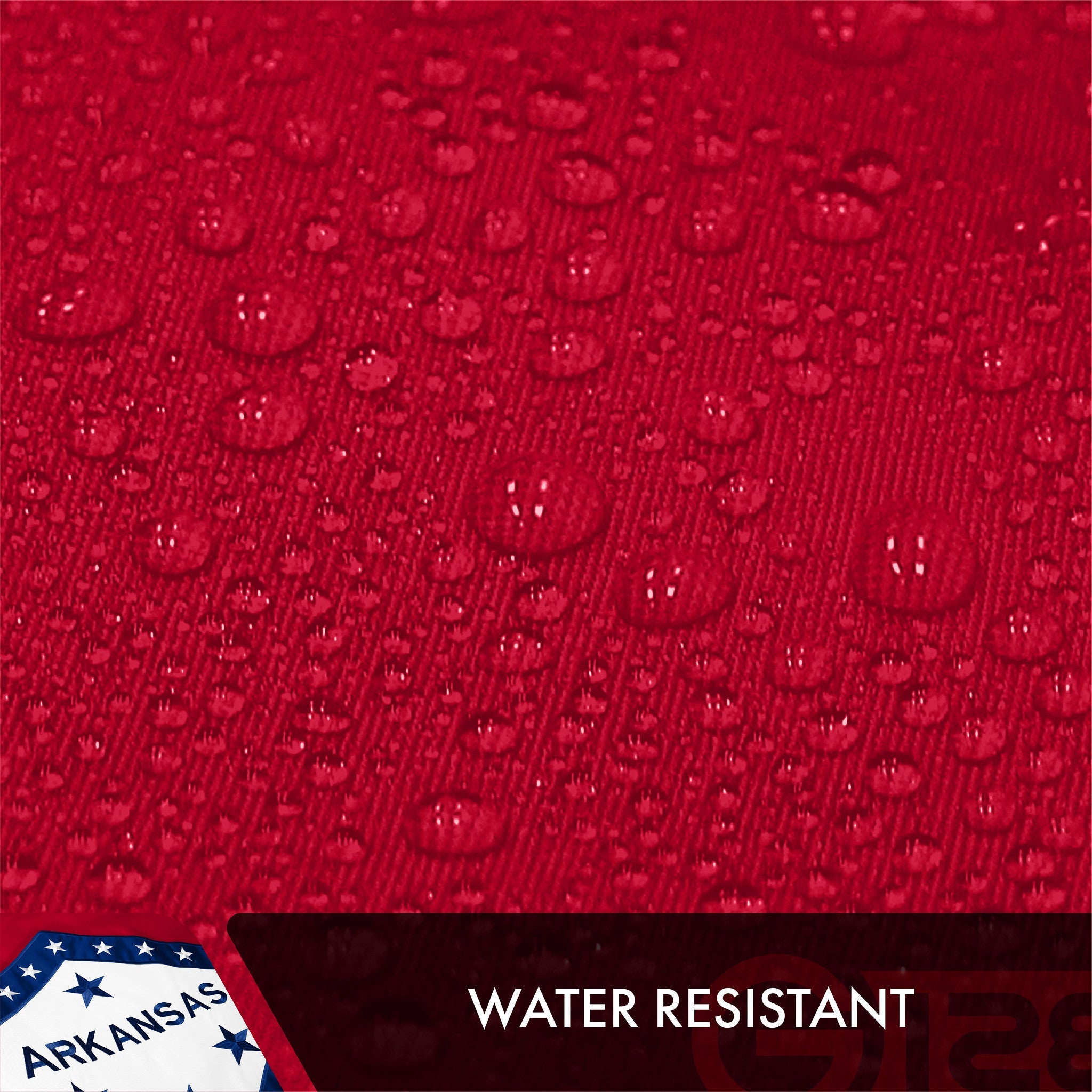 Arkansas State Flag | 3x5 Ft | Double ToughWeave Series Double Sided Embroidered 210D Polyester | Embroidered Design, Indoor/Outdoor, Brass Grommets, Heavy Duty, 2-ply