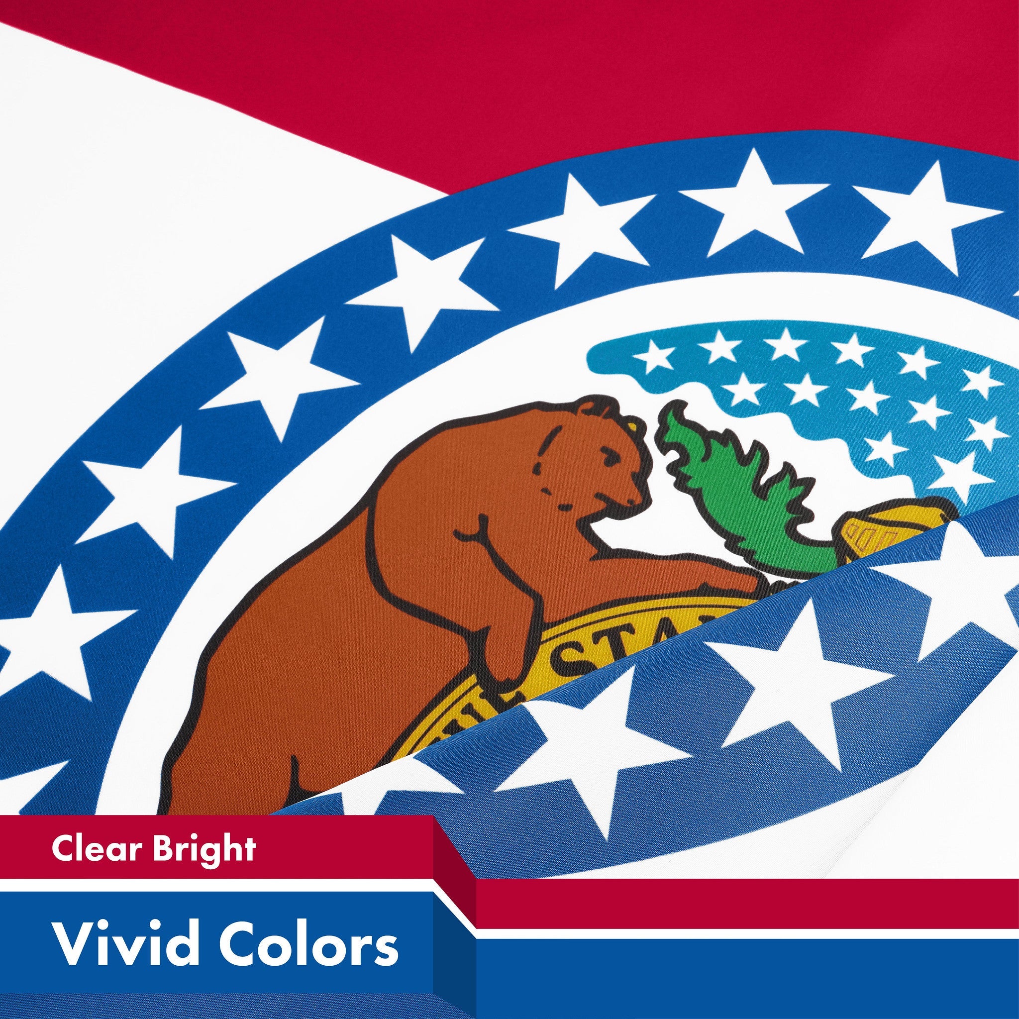 G128 Missouri MO State Flag | 3x5 Ft | LiteWeave Pro Series Printed 150D Polyester | Indoor/Outdoor, Vibrant Colors, Brass Grommets, Thicker and More Durable Than 100D 75D Polyester