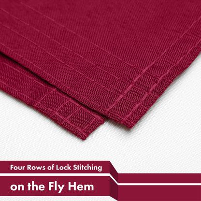 G128 Qatar Qatari Flag | 3x5 Ft | LiteWeave Pro Series Printed 150D Polyester | Country Flag, Indoor/Outdoor, Vibrant Colors, Brass Grommets, Thicker and More Durable Than 100D 75D Polyester