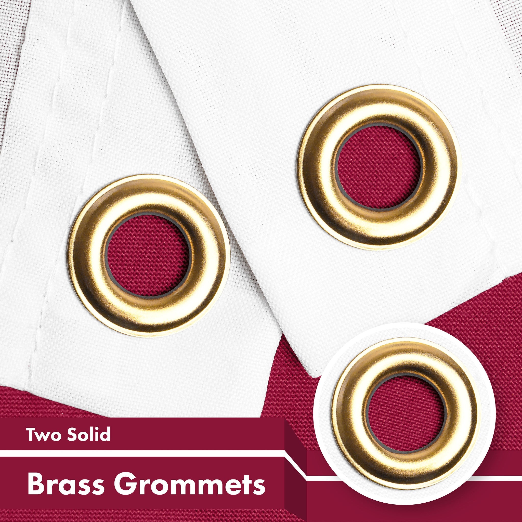 G128 Qatar Qatari Flag | 3x5 Ft | LiteWeave Pro Series Printed 150D Polyester | Country Flag, Indoor/Outdoor, Vibrant Colors, Brass Grommets, Thicker and More Durable Than 100D 75D Polyester