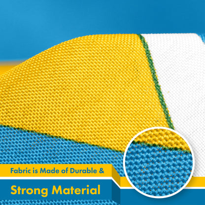 G128 South Dakota SD State Flag | 3x5 Ft | LiteWeave Pro Series Printed 150D Polyester | Indoor/Outdoor, Vibrant Colors, Brass Grommets, Thicker and More Durable Than 100D 75D Polyester
