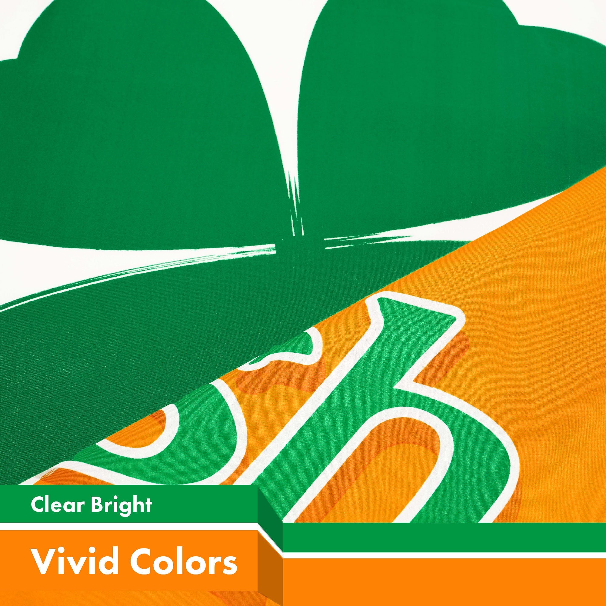 G128 Ireland Irish Luck of the Irish Flag | 3x5 Ft | LiteWeave Pro Series Printed 150D Polyester | Indoor/Outdoor, Vibrant Colors, Brass Grommets, Thicker and More Durable Than 100D Polyester