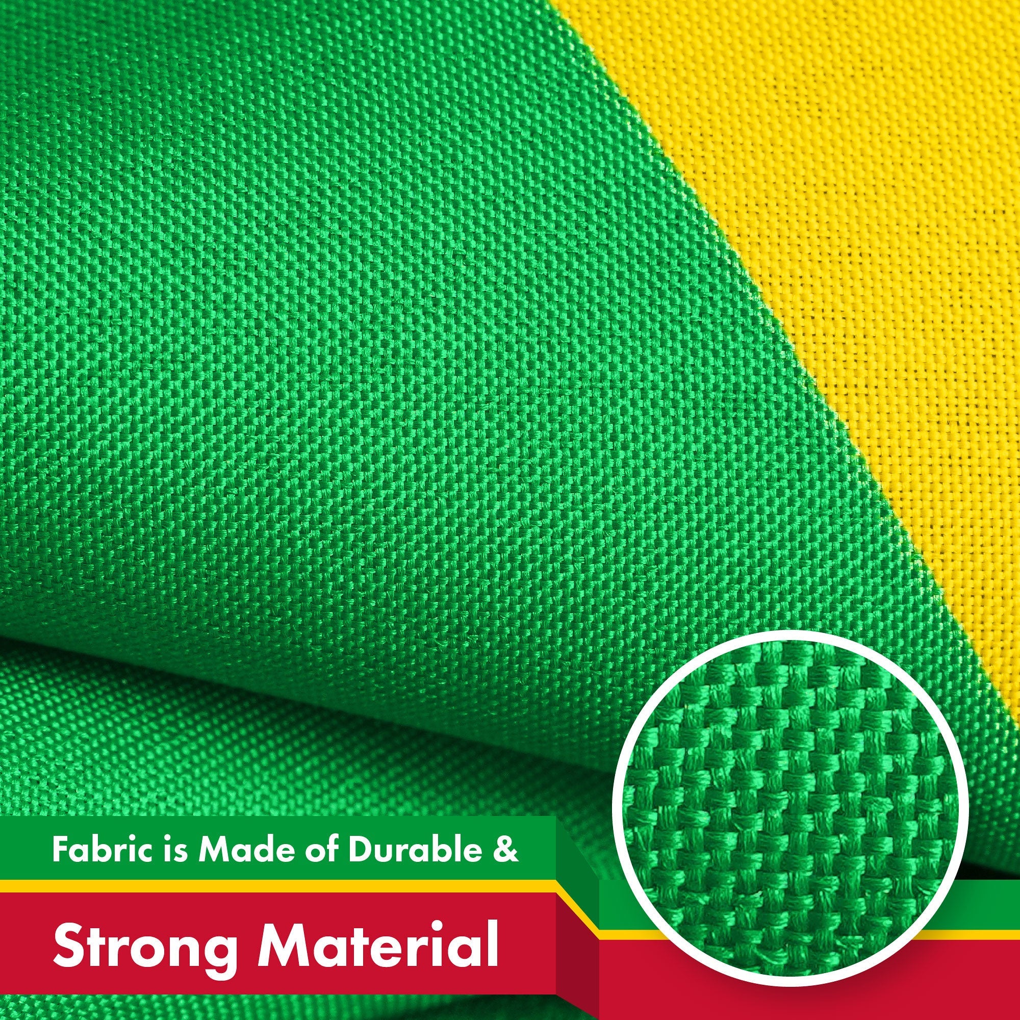 G128 Saint Kitts and Nevis Flag | 3x5 Ft | LiteWeave Pro Series Printed 150D Polyester | Country Flag, Indoor/Outdoor, Vibrant Colors, Brass Grommets, Thicker and More Durable Than 100D 75D Polyester