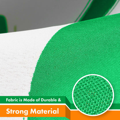 G128 Ireland Irish Luck of the Irish Flag | 3x5 Ft | LiteWeave Pro Series Printed 150D Polyester | Indoor/Outdoor, Vibrant Colors, Brass Grommets, Thicker and More Durable Than 100D Polyester