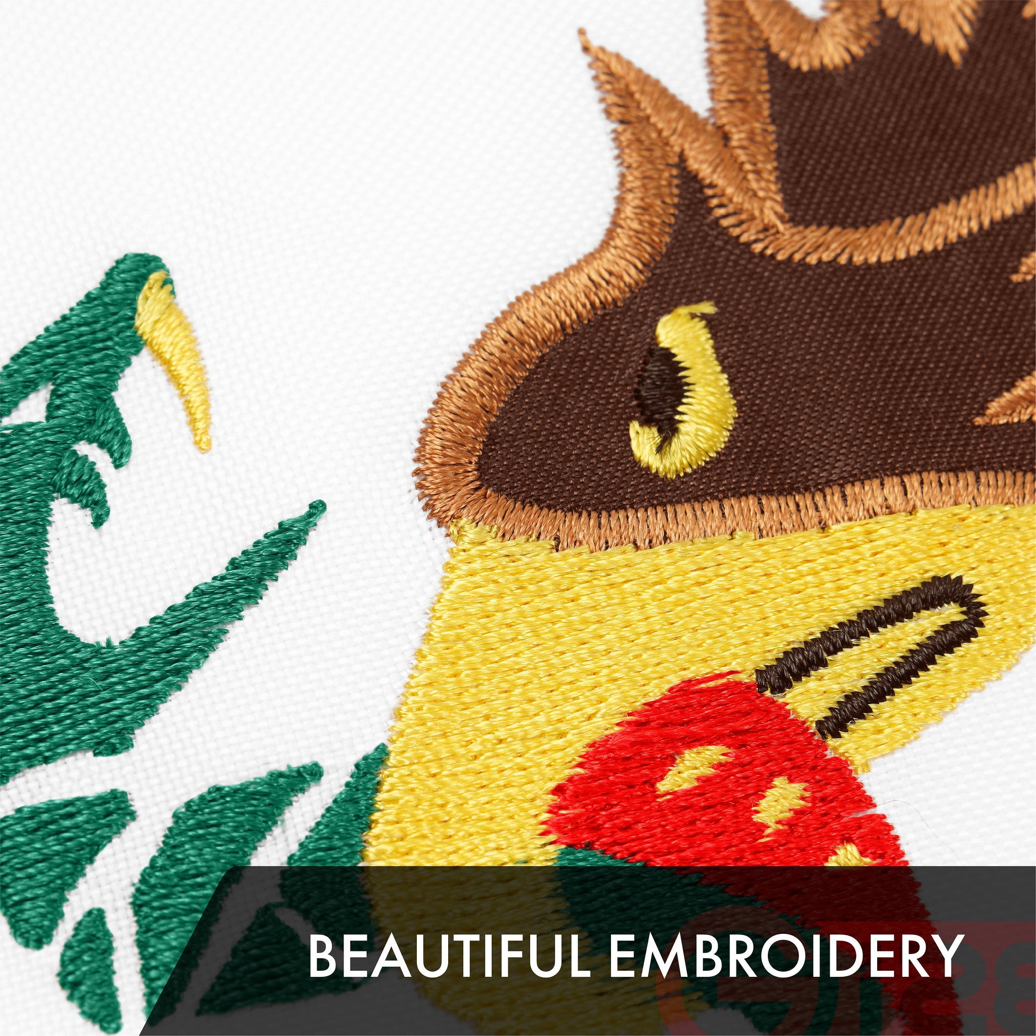 G128 Mexico Mexican Flag | 1x1.5 Ft | ToughWeave Series Embroidered 300D Polyester | Country Flag, Embroidered Design, Indoor/Outdoor, Brass Grommets