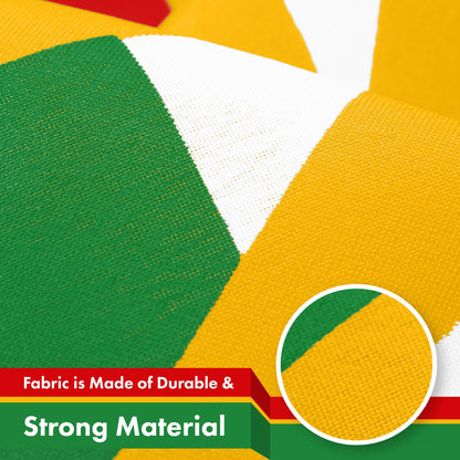 G128 Kurdistan Region Flag | 3x5 Ft | LiteWeave Pro Series Printed 150D Polyester | Country Flag, Indoor/Outdoor, Vibrant Colors, Brass Grommets, Thicker and More Durable Than 100D 75D Polyester
