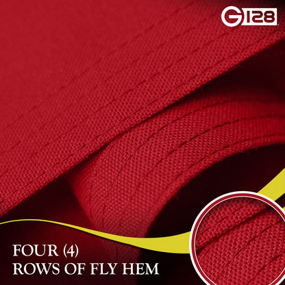 Florida FL State Flag | 2x3 Ft | StormFlyer Series Embroidered 220GSM Spun Polyester | Embroidered Design, Indoor/Outdoor, Brass Grommets, Heavy Duty, All Weather