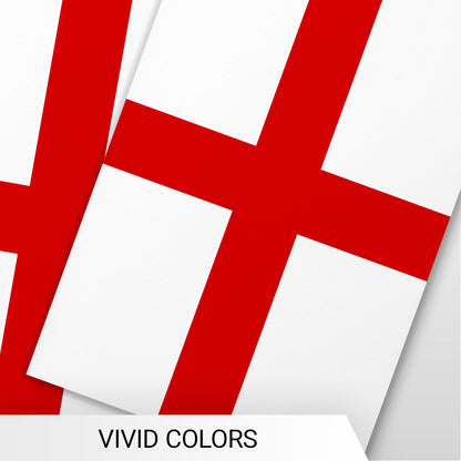 G128 England English Bunting Banner | Flag 8.2 x 5.5 Inch, Full String 33 Feet | Printed 150D Polyester, Decorations For Bar, School, Festival Events Celebration