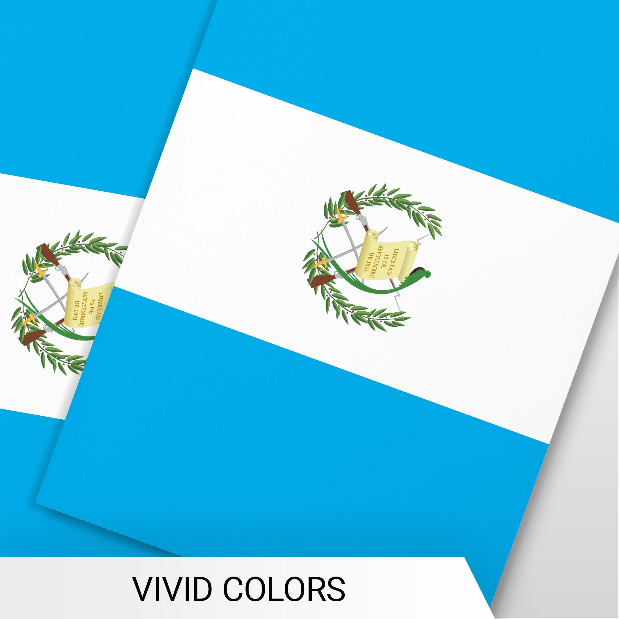 G128 Guatemala 	Guatemalan Bunting Banner | Flag 8.2 x 5.5 Inch, Full String 33 Feet | Printed 150D Polyester, Decorations For Bar, School, Festival Events Celebration