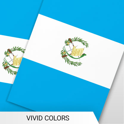 G128 Guatemala 	Guatemalan Bunting Banner | Flag 8.2 x 5.5 Inch, Full String 33 Feet | Printed 150D Polyester, Decorations For Bar, School, Festival Events Celebration