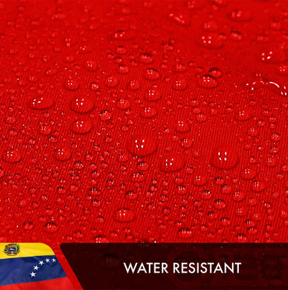 G128 Venezuela 7 Stars Venezuelan Flag | 4x6 Ft | Double ToughWeave Series Double Sided Embroidered 210D Poly | Country Flag, Embroidered Design, Indoor/Outdoor, Brass Grommets, Heavy Duty, 2-ply