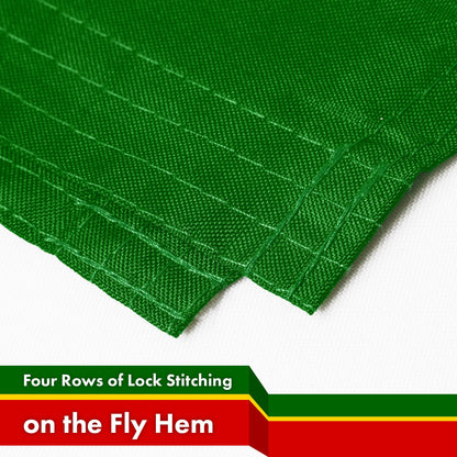 G128 Zimbabwe Zimbabwean Flag | 3x5 Ft | LiteWeave Pro Series Printed 150D Polyester | Country Flag, Indoor/Outdoor, Vibrant Colors, Brass Grommets, Thicker and More Durable Than 100D 75D Polyester