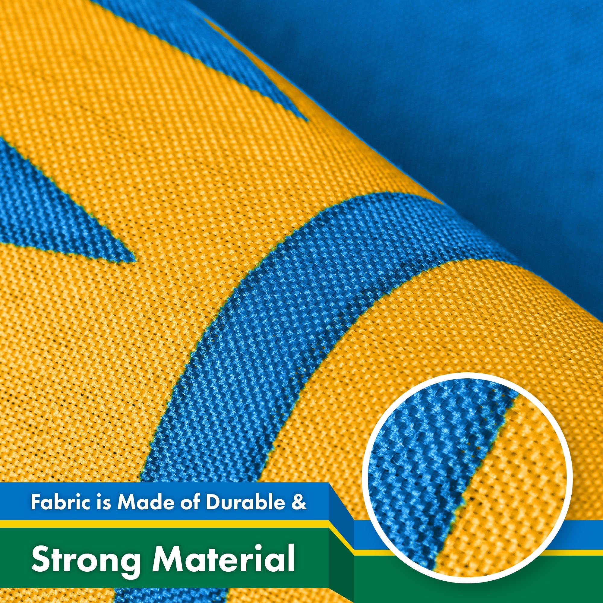G128 Rwanda Rwandan Flag | 3x5 Ft | LiteWeave Pro Series Printed 150D Polyester | Country Flag, Indoor/Outdoor, Vibrant Colors, Brass Grommets, Thicker and More Durable Than 100D 75D Polyester