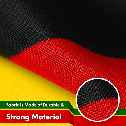 G128 Zimbabwe Zimbabwean Flag | 3x5 Ft | LiteWeave Pro Series Printed 150D Polyester | Country Flag, Indoor/Outdoor, Vibrant Colors, Brass Grommets, Thicker and More Durable Than 100D 75D Polyester