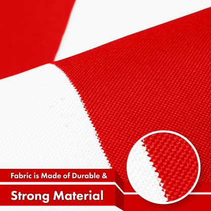 G128 Tonga Tongan Flag | 3x5 Ft | LiteWeave Pro Series Printed 150D Polyester | Country Flag, Indoor/Outdoor, Vibrant Colors, Brass Grommets, Thicker and More Durable Than 100D 75D Polyester