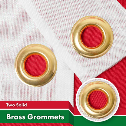 G128 Belarus Belarusian Flag | 3x5 Ft | LiteWeave Pro Series Printed 150D Polyester | Country Flag, Indoor/Outdoor, Vibrant Colors, Brass Grommets, Thicker and More Durable Than 100D 75D Polyester