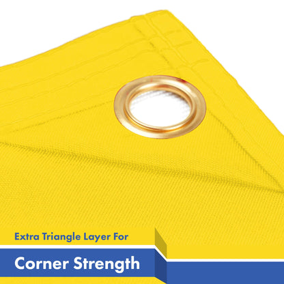 G128 Ukraine Ukrainian Coat of Arms Flag | 3x5 Ft | LiteWeave Pro Series Printed 150D Polyester, 4 Corner Brass Grommets | Country Flag, Perfect For Balcony, More Durable Than 100D 75D Polyester