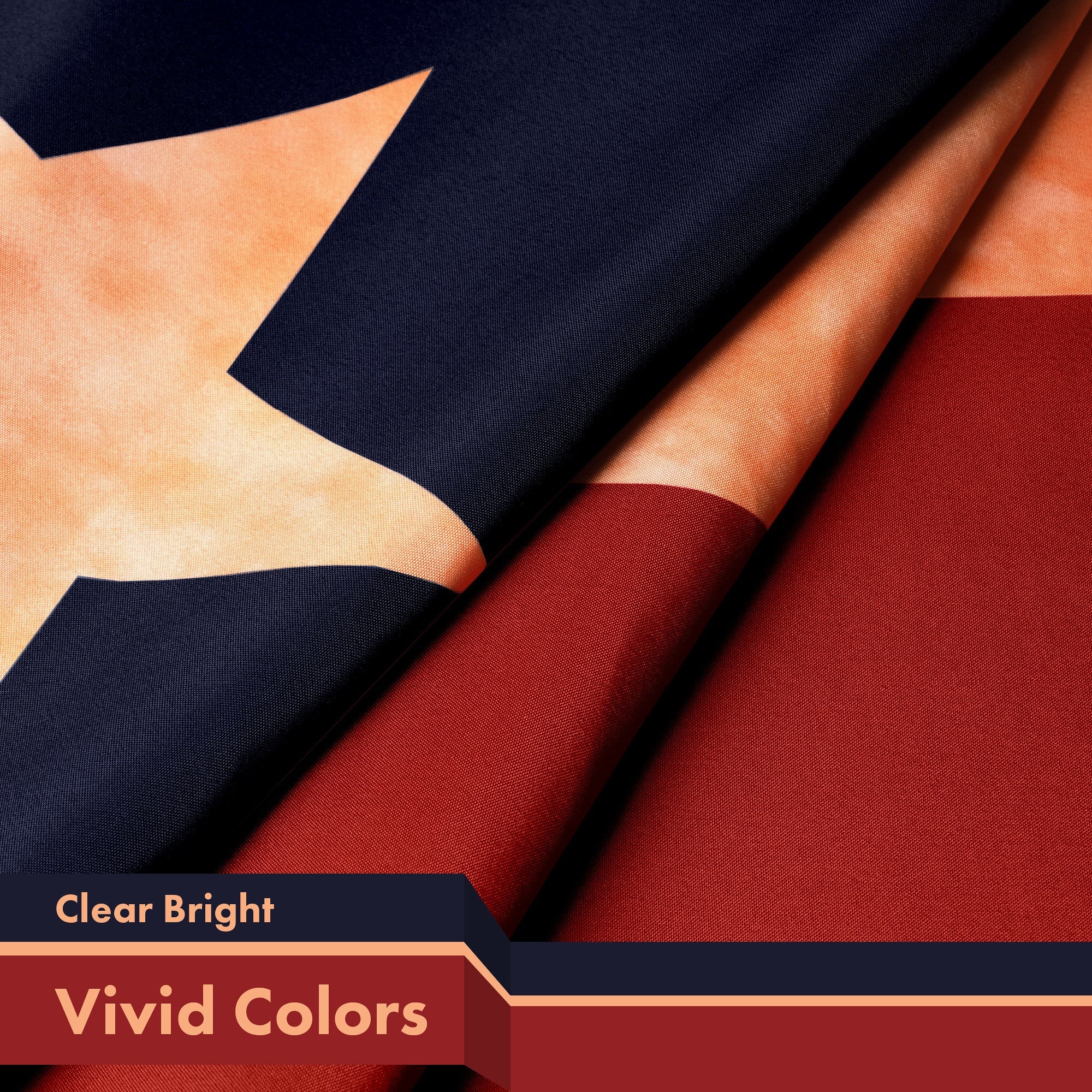 G128 Texas Tea-Stained Flag | 3x5 Ft | LiteWeave Pro Series PRINTED 300D Polyester | Indoor/Outdoor, Vibrant Colors, Brass Grommets