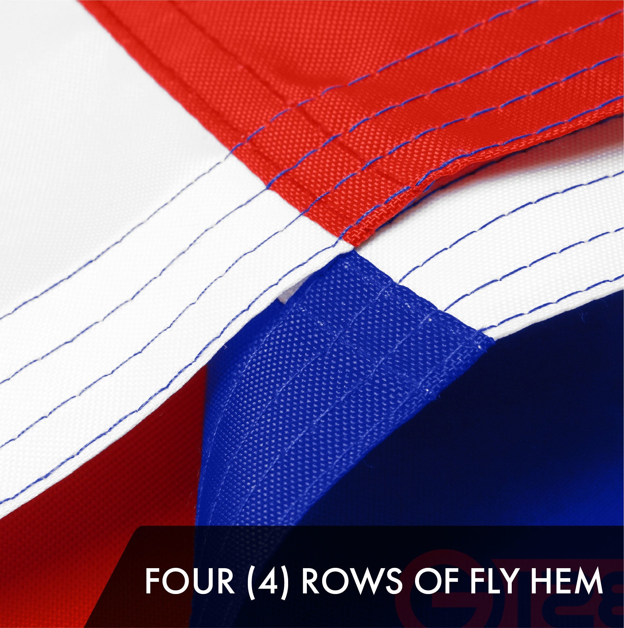 G128 Costa Rica Costa Rican Flag | 3x5 Ft | ToughWeave Series Embroidered 300D Polyester | Country Flag, Embroidered Design, Indoor/Outdoor, Brass Grommets