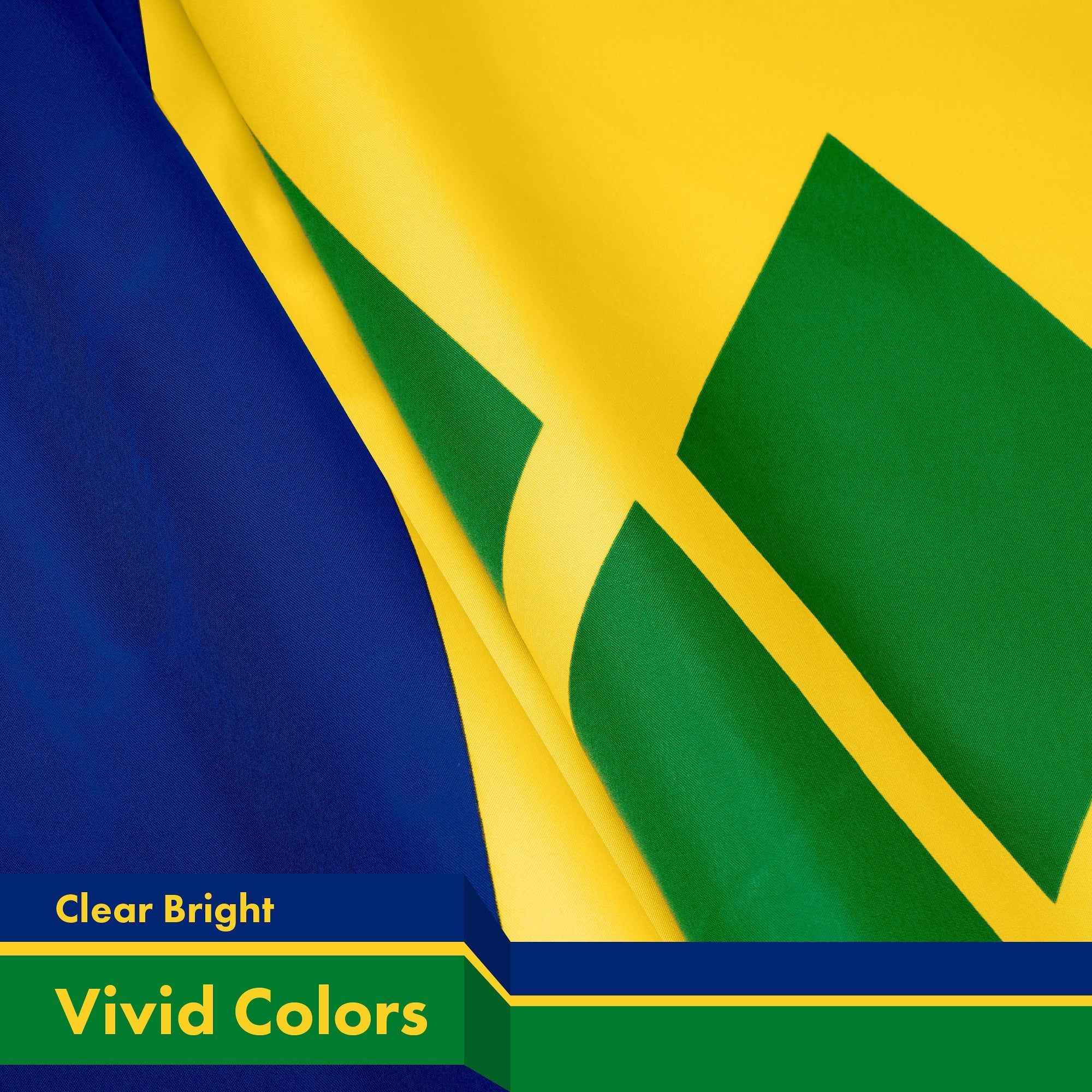 G128 Saint Vincent and the Grenadines Vincentian Flag | 3x5 Ft | LiteWeave Pro Series Printed 150D Poly | Country Flag, Vibrant Colors, Brass Grommets, Thicker and More Durable Than 100D 75D Polyester
