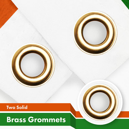 G128 Niger Nigerien Flag | 3x5 Ft | LiteWeave Pro Series Printed 150D Polyester | Country Flag, Indoor/Outdoor, Vibrant Colors, Brass Grommets, Thicker and More Durable Than 100D 75D Polyester