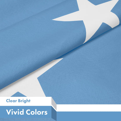 G128 Micronesia Micronesian Flag | 3x5 Ft | LiteWeave Pro Series Printed 150D Polyester | Country Flag, Indoor/Outdoor, Vibrant Colors, Brass Grommets, Thicker and More Durable Than 100D 75D Polyester