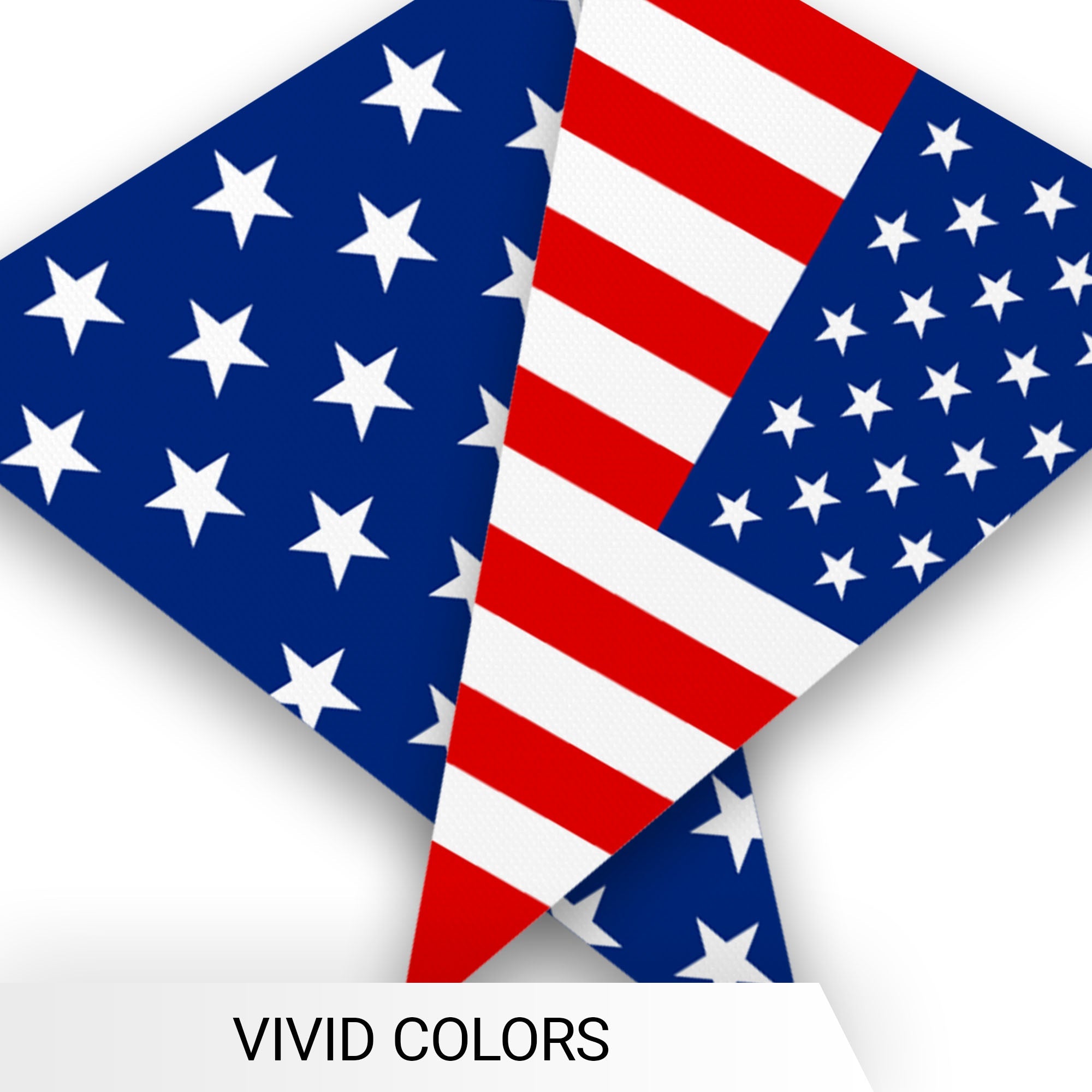 G128 American USA Pennant Banner | Flag 7 x 8 Inch, Full String 9.8 Feet | Printed 150D Polyester, Decorations For Bar, School, Festival Events Celebration (Total 10 PCS)