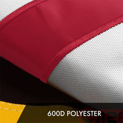 G128 Maryland MD State Flag | 6x10 Ft | ToughWeave Series Embroidered 600D Polyester | Embroidered Design, Indoor/Outdoor, Brass Grommets