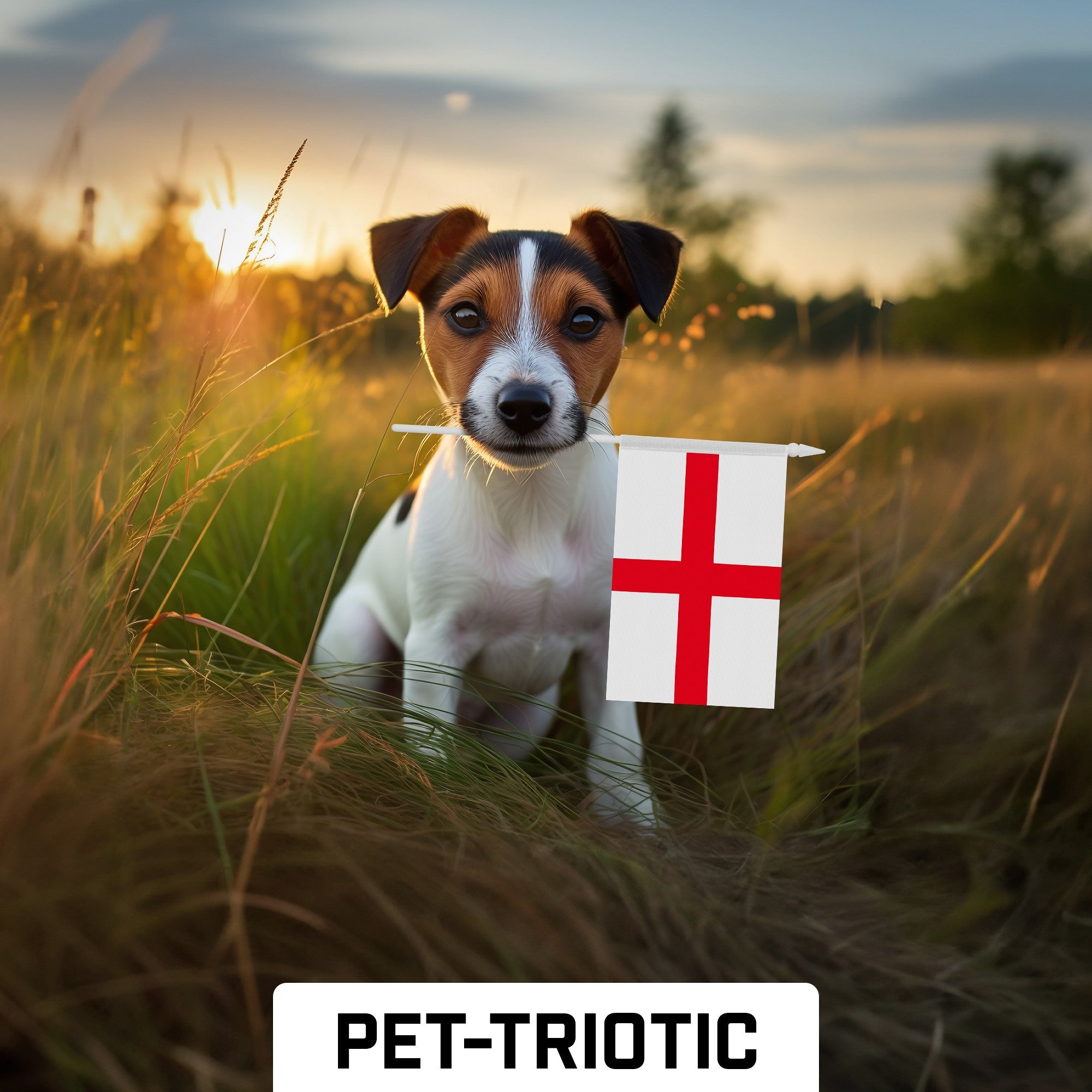 G128 24 Pack Handheld England English Stick Flags | 4x6 In | Printed 150D Polyester, Country Flag, Solid Plastic Stick, Spear White Tip