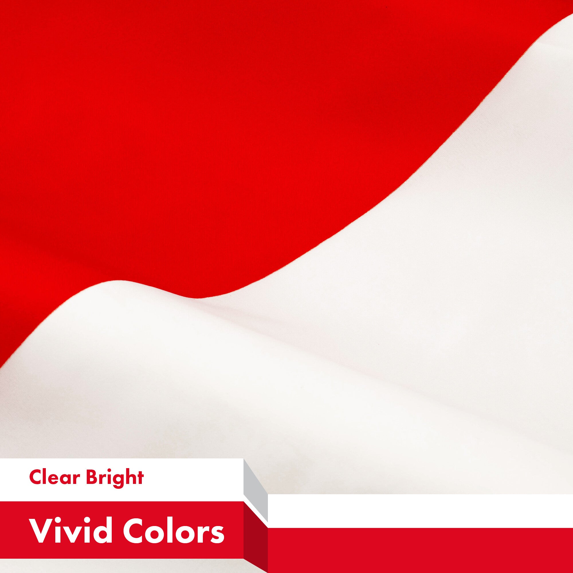 G128 Monaco MonÃ©gasque Flag | 3x5 Ft | LiteWeave Pro Series Printed 150D Polyester | Country Flag, Indoor/Outdoor, Vibrant Colors, Brass Grommets