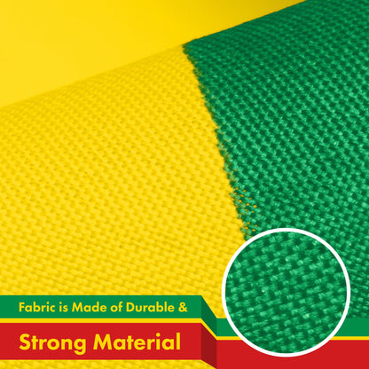 G128 Mauritania Mauritanian Flag | 3x5 Ft | LiteWeave Pro Series Printed 150D Polyester | Country Flag, Indoor/Outdoor, Vibrant Colors, Brass Grommets
