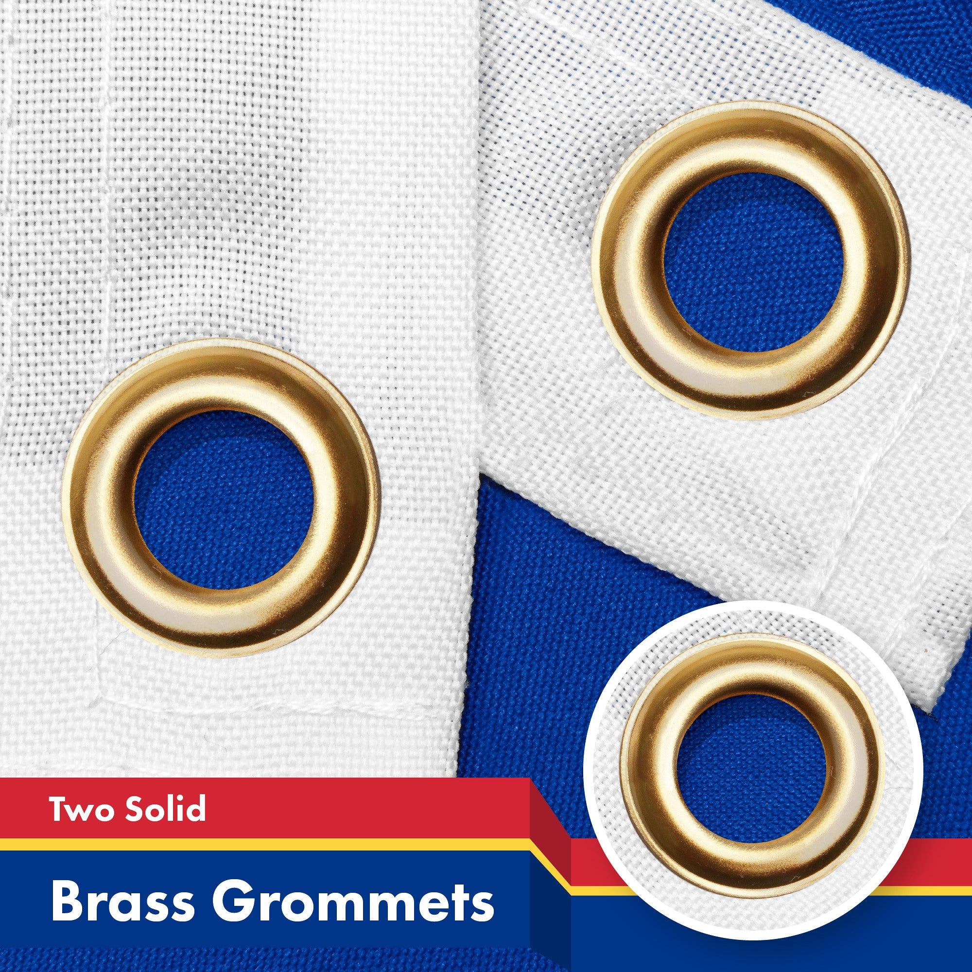 G128 Cape Verde Cape Verdean Flag | 3x5 Ft | LiteWeave Pro Series Printed 150D Polyester | Country Flag, Indoor/Outdoor, Vibrant Colors, Brass Grommets