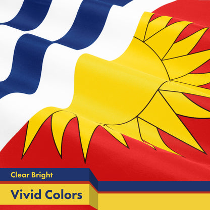 G128 Kiribati I-Kiribati Flag | 3x5 Ft | LiteWeave Pro Series Printed 150D Polyester | Country Flag, Indoor/Outdoor, Vibrant Colors, Brass Grommets