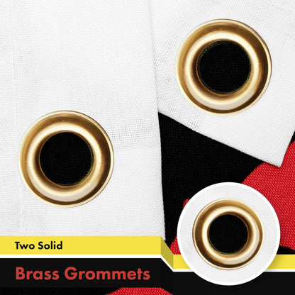 G128 Brunei Bruneian Flag | 3x5 Ft | LiteWeave Pro Series Printed 150D Polyester | Country Flag, Indoor/Outdoor, Vibrant Colors, Brass Grommets