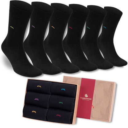 Men’s Bamboo Dress & Trouser Socks 6-Pack - 635