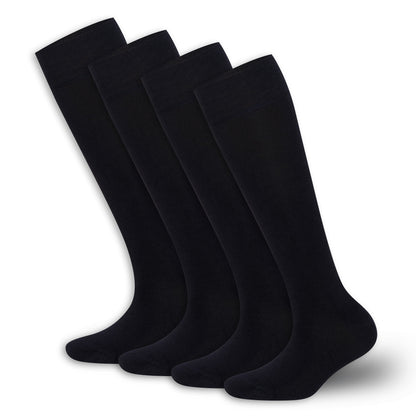 Women’s Bamboo Knee-High Socks 4-Pack – Soft & Breathable