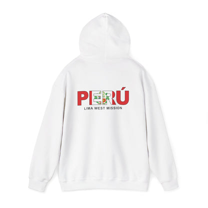 Peru Lima West Mission Flag Title Back Hoodie