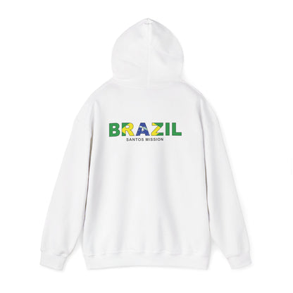 Brazil Santos Mission Flag Title Back Hoodie