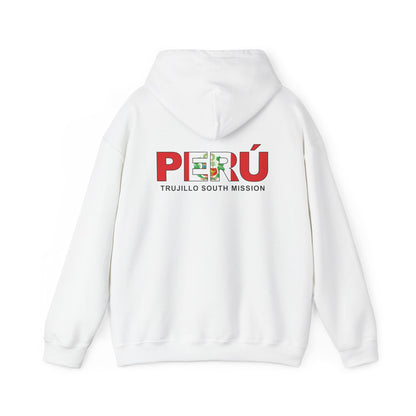 Peru Trujillo South Mission Flag Title Back Hoodie