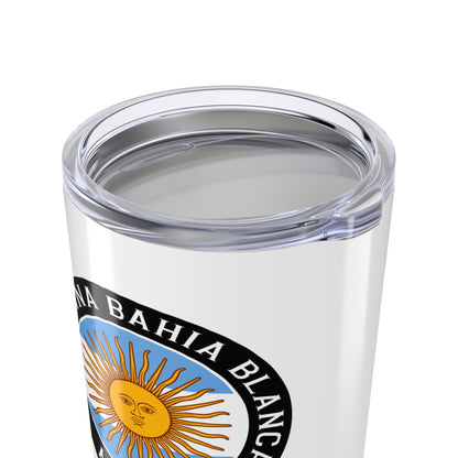 Argentina Bahia Blanca Mission Flag Logo Tumbler 20oz White